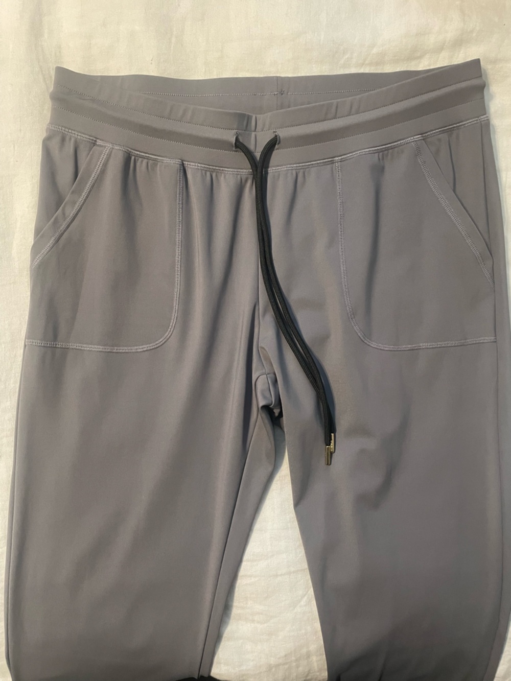 Zyia Dark Gray Peak Zipper Joggers with Ankle Zippers (Long) 31" Sz M - Picture 6 of 10